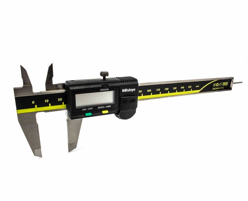 SKJUTMÅTT 0-150MM AOS MED RUND STICKA